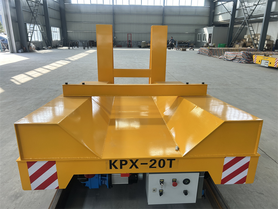 20噸蓄電池供電軌道平車 臺面定制工裝支架